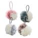 Zerodeko 4 Pcs Bath Sponge Body Powder Puff Shower Loufah Sponge Body Scrubber Puff Bath Shower Sponge Skincare Tools Large Bath Ball Shower Ball for Home Double Color Bath Ball Pouf Net 12.5X12.5cm