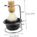 Frcolor Metal Razor Brush & Bowl Holder Set - 5pcs Stainless Steel Storage for Body Care & Hairdresser | International Shipping - Buy Online on GoSupps.com