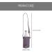 Oatipho Leather PU Lotion Bottle - 12.5x3.8cm Empty Cosmetic Spray Container for Travel & Makeup | Violet Color - Buy Online on GoSupps.com