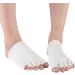 2 Pairs Five Toe Half Socks White Sock Yoga Toe Heel Feet Cracked Socks Toe Socks Toeless Socks Separator Socks Foot Alignment Socks Moisturising Socks Dry Feet Socks Gel Care Spa - Buy Online on GoSupps.com