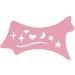 Eyeshadow and Eyeliners Stencils Pad Flexible Soft Eyeliners Tool - Precision Beveled Design Eye Liners Reusable Cleaning Cloths for Women Pink - Buy Online on GoSupps.com