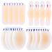 16 Pcs Blister Gel Guard Invisible Blister Plasters Bandages Waterproof Blister Protector Feet Blister Cushion Plaster for Fingers Toes Forefoot Heel Protector and Guard Ski (4 * 4P) 4*4P