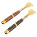 Beavorty 4 pieces tickling back scratches pull -out back scratch retractable scratching itching tools tool scratch grate green telescopic back scratch body man resin backwicers