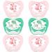 NIP Spar-Set Silikon Schnuller Family Gr 3 (18-32 Mo) - 6 Pack Girls BPA Free Made in Germany - International Shipping Available - Buy Online on GoSupps.com