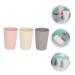 FRCOLOR 12 Pcs Bathroom Mugs - Eco-Friendly Wheat Straw Toothbrush Holders & Tumblers for Kids Camping & Makeup - Portable Organizer - Buy Online on GoSupps.com