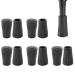 Walking Stick Caps Crutch Cane Rubber Protectors Replacement Feet Tips End for Hiking Poles 10Pcs.