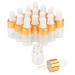 2ml(5/8 Dram) Small Mini 15 Pcs Clear Glass Dropper Bottles Essential Oil Vials Travel Refillable DIY Cosmetic Sample Container Liquid Perfume Eye Droppers Bottle (gold cap)