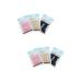 Gatuida 6 Pairs Pink Black Heel Cushion Pads Black Color High Heel Cushions Heel Protectors Shoe Heel Grips Shoe Grips Sponge Post Post Clamp Half Size Pad Foot Stickers