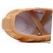 AMOSFUN Foldable Ballet Shoes for Travel & Yoga | Stretch Slipper Flat Shoes for Kids | Brown 33 - Perfect for Ballet Training & Exercises - Buy Online on GoSupps.com