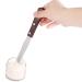 Stainless steel spatula wooden handle wax mixing applicator 2 cm wide 18.6 cm long suitable for applying or mixing wax