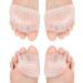 Gel Toe Separators & Stretcher Kit - 2 Pairs for Bunion Relief, Metatarsal Pads for Overlapping Toes & Hammer Toes - Orthotic Toe Spacer Set to Reduce Foot Pressure - Buy Online on GoSupps.com