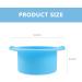 PopetPop Non-Stick Wax Melting Bowls - Set of 2 | Silicone Inner Pot for Hair Removal Wax Warmer | 12x12cm Waxing Heater Liner - Blue - Buy Online on GoSupps.com