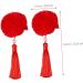 DOITOOL 3 Pairs Tassel Hair Ball Hair Clip Chinese New Year Hairpins Kids Hair Clips for Girls Chinese Girl Hair Accessories Decorate Modeling Artificial Fur Girl Child Red - Buy Online on GoSupps.com