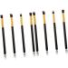 DOITOOL 8 Pcs Eyeshadow Synthetic Eye Make- up Brush Kit Eye Make-up Brush Kit Makeup Brush Small Hairbrush mediumx2pcs Black+goldx2pcs - Buy Online on GoSupps.com