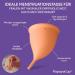 PapayaCup: Soft Flexible Menstrual Cup for Vaginal Sensitivity - Ideal for Birth & Comfort - Includes Sterilizer - Buy Online on GoSupps.com
