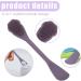 VYIBPDY Facial Cleansing Brush 2 in 1 Silicone Face Mask Brush and Face Scrubber Face Brush for Exfoliation Makeup Removal Mud Clay Body Lotion (Purple) - Buy Online on GoSupps.com