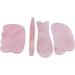 Guasha Board Jade Face Massager Crystal Energy Pink Stone 1Pcs (Color : Army Green) - Buy Online on GoSupps.com