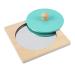 Harilla Pedagogical baby mirror toys sensory toys bathing toys wooden toys early education Montessori well-known faces toys blue