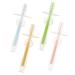 Minkissy 4 pieces baby toothbrush silicone toothbrush for babies travel toothbrush pet toothbrush baby mouth cleaner for newborn children's toothbrushes pebble gel soft fur travel tools