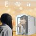 Portable Mini Fridge with Cold & Heat Functions, 4L Capacity, Mirror Door, LED - White | Home & Car Adapters | Ideal for Cosmetics, Skincare, Fresh Food, Soda - Buy Online on GoSupps.com