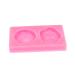 MAGICLULU Fried Egg Mold Silicone Molds 3D Resin Molds Simple Mold DIY Cake Making Mold Fried Eggs Bakeware 10.5X7.2CM Pink