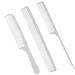 Stainless Steel Anti-Static Hair Combs Set for Men and Women - Wide/Fine Teeth, Flat Top, Rat Tail, Barber Teasing - Ideal for All Hair Types and Styles - Buy Online on GoSupps.com