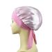 Girls' Satin Sleep Bonnet with Tie Band - Curly Hair Night Cap for Kids - Buy Online on GoSupps.com