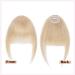 Elailite Real Human Hair Fringe Clip in Extensions - #24 Natural Blonde Neat Bangs for Women - Buy Online on GoSupps.com