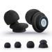 Ear Plugs - Noise Cancelling Earbuds for Sleeping Swimming and Concerts - Ultimate Ear Protection and Noise Reduction Experience (Black)