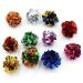 Aimicoca 12 Pack Mynar Crinkle Balls Cat Toys Interactive Crinkle Cat Toy Balls Shiny Paper Ball for Pet Cats Kitten Kitten Play Exercise