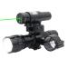Higoo Tactical Flashlight Green Dot Sight Scope Combo with Rings Mount for Rifle Shotgun