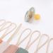 Lazder Cotton Linen Pacifier Holder & Chain for Infants | Best Pacifier Holder for Babies M18 - Buy Online on GoSupps.com