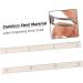 Baluue 3pcs Silver Eyebrow Stencil Roller Brow Measuring Tool Eyebrow Measuring 13.5x7.1cmx3pcs Silverx3pcs - Buy Online on GoSupps.com
