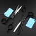 Professional 6 Inch Hair Cutting Scissors Set | 440 Black Barber Shears & Thinning Shears for Precision Hairdressing | International Shipping - Buy Online on GoSupps.com