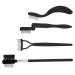 4-Piece Folding Eyebrow Comb & Eyelash Separator Set - Portable Makeup Tools for Women | International Shipping Available - Buy Online on GoSupps.com