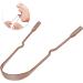 Joberio Metal Tongue Scraper for Adults - U-Shaped Stainless Steel Oral Hygiene Tool | Reduce Bad Breath & Improve Mouth Cleanliness - Includes Antique Copper Bag - Buy Online on GoSupps.com