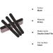 Stadux 12 pcs Professional Nail Files - Double Sided Emery Boards 100/180 Grit - Fingernail Files for Natural/False Nails - Nail Styling Set for Home and Salon Use - Black - Buy Online on GoSupps.com