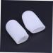 Garneck 2 PC Silicone Thumb Protector & Finger Tips Cover - White Finger Guards & Extended Toe Sleeve for Ultimate Comfort - Buy Online on GoSupps.com
