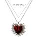 Oralgo Unique Necklace with Oil Droplets & Heart Pendants - Elegant Jewelry for Parties & Meetings - International Shipping - Buy Online on GoSupps.com