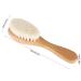 Newborn Baby Safety First Kit: Soft Natural Wood Hair Brush and Comb Set for Infant Grooming and Head Massage - Buy Online on GoSupps.com