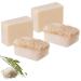 Organic Rice Bran Soap with Natural Loofah - 110g - Exfoliating & Brightening Body Scrub for Glowing Skin - Handmade Vegan Soap for Dark Spots - All Skin Types - PACK OF 2