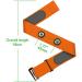 FITTG 2 Elastic Bands for Geonaute H7 Heart Rate Chest Strap - Orange | International Shipping Available - Buy Online on GoSupps.com