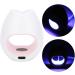 LIZEALUCKY Mini Nail Dryer Lamp USB Portable Single Finger UV Gel Nail Curing Lamp Manicure Tools Small and Convenient You Can Do Manicure Anytime Anywhere with One Hand (Blanco) - Buy Online on GoSupps.com