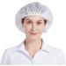 Nanxson 3Pcs White Bouffant Caps - Food Service Hair Nets for Factory Workers | CF9047 - Buy Online on GoSupps.com