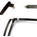 Qdragvoi Color Gradient Plastic Glasses Brackets - Replacement Accessories for Temple Frames (1 Pair) - Buy Online on GoSupps.com