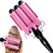 Peidesi Hair Curling Iron Ceramic Professional 1 Inch Ceramic Tourmaline Triple Barrels Hair Curler Egg Roll Hair Styling Tools Hair Styler Wand Curler Irons