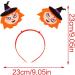 hgnxa Halloween Witch Headband Day of The Dead Nonwoven Hairband Material Kits Headpieces for All Age Festival Hair Decors Angry Pumpkin Hair - Buy Online on GoSupps.com