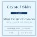 10 OZ Crystal Skin Facial Scrub Crystals - Natural Exfoliator for Wrinkles Acne & Smooth Skin | Microdermabrasion at Home - Buy Online on GoSupps.com