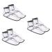 Beavorty 3 Pairs Salon Shoes Protector Chests for Hairpins Salon Shop Cover Haircut Cape Shoes Protector Cover Washable Shoe Covers Non Woven Boots Cover Barber Tool Disposable