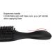 Beard Brush for Men - Long Handle Curved Mustache Brush Wooden Hair Cleaning Tool Black - Personal & Professional Use - Buy Online on GoSupps.com